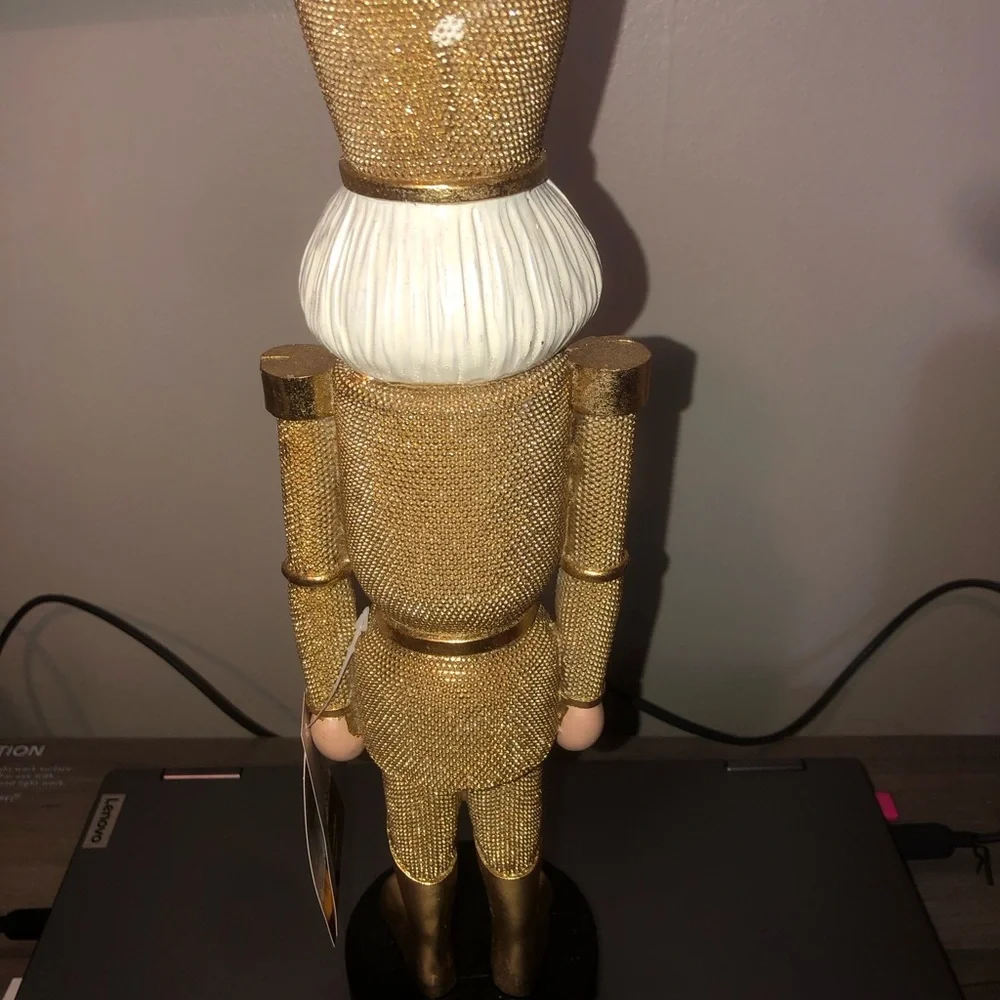 ‼️ Gold Nutcracker Holiday Figurine - Decorative Home Accent